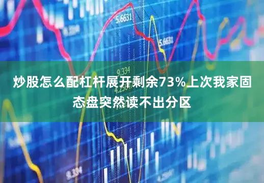 炒股怎么配杠杆展开剩余73%上次我家固态盘突然读不出分区
