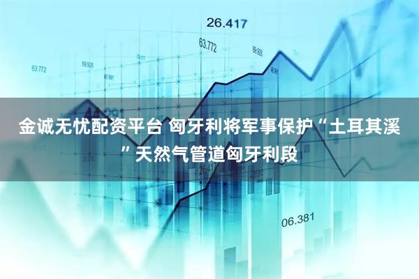 金诚无忧配资平台 匈牙利将军事保护“土耳其溪”天然气管道匈牙利段